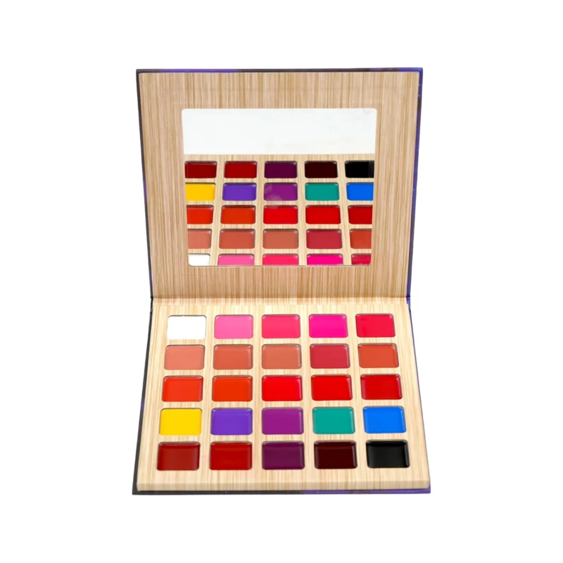 Colors Queen Multishade Lip Palette with 25 Lipstick Colors,Creamy Matte Finish Lip Colors,Feather Lightweight Formula,Versatile Color Options,Travel Friendly Lipstick Palette with Attached Mirror thumbnail 2